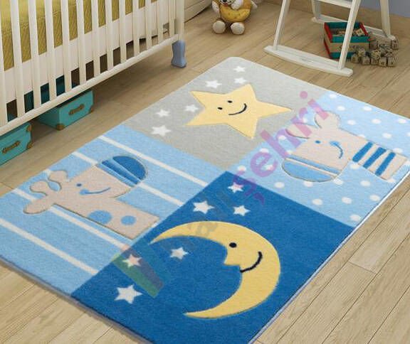 Confetti Sleepy Çocuk Halısı Yumuşak Yıkabilir