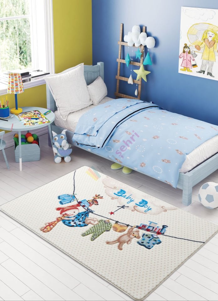 Confetti Baby Boy Çocuk Halısı Yumuşak Yıkabilir(Kopya)