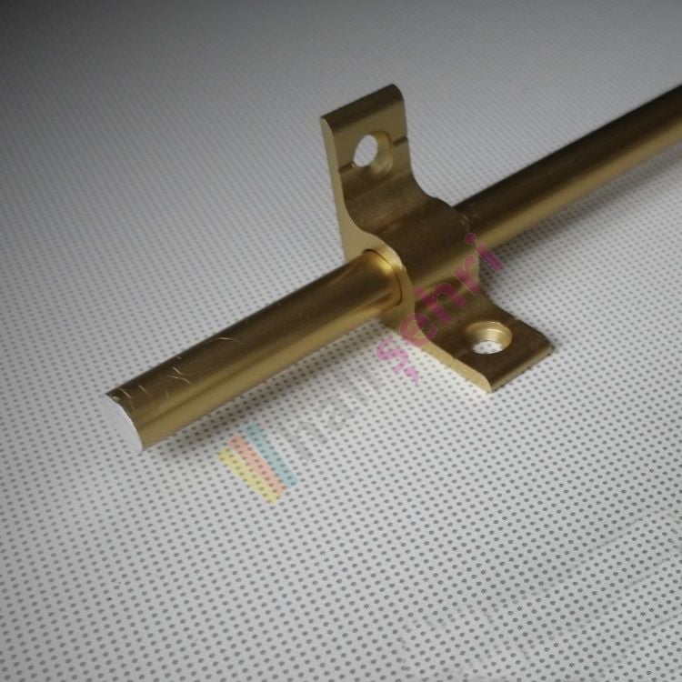 Basamak Merdiven Dip Çubuk Sarı Profil Alüminyum 2 Adet L Aparat Profil