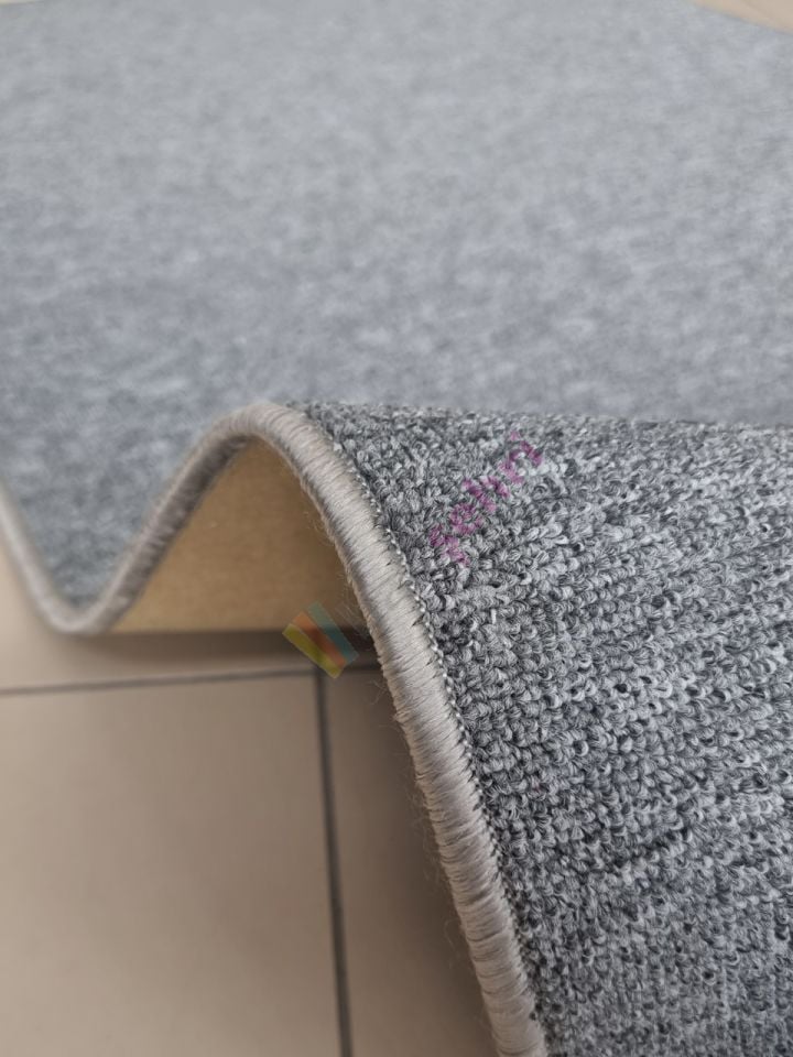 Avantaj Gri Halıfleks Keçe Taban Overloklu