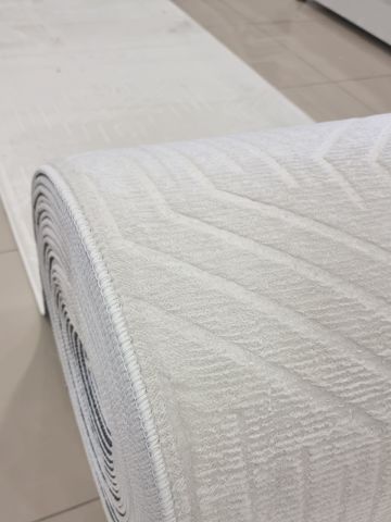 Yağmurser Düz Krem Yıkanabilir Halı Kaymaz Taban