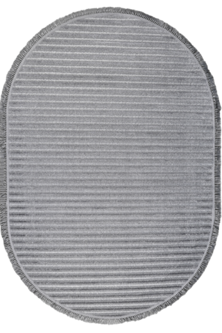 Gümüşsuyu Daisy 16666 Gri Oval Halı