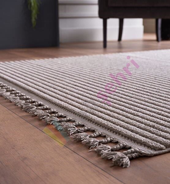 Deco Alvin Tek Renk Halı 12612 Bej Antitoz Halı