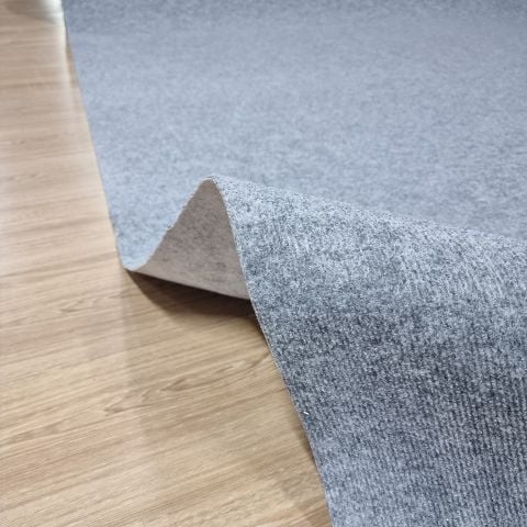 Keçeli Rip Gri Halıfleks Ofis İş Yeri Ev Fuar Halısı