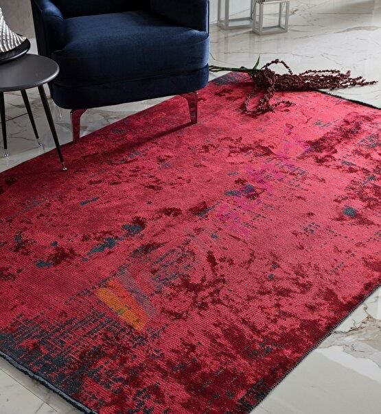 Deco Milano 12254 Kırmızı Yıkanabilir Halı