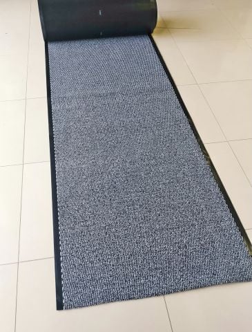 Leyla Nem Alıcı Paspas Yolluk Gri Kaydırmaz Yolluk Islak Zemin Lastik Taban