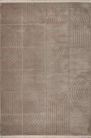 Deco Geo 80011 Kahve Antitoz Halı