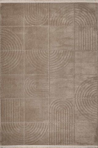 Deco Geo 80011 Kahve Antitoz Halı