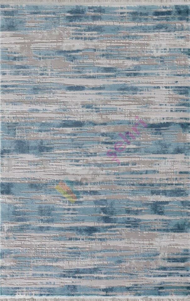 Padişah Mostar 17900 093 125x200 cm Oval Mavi Gri Halı