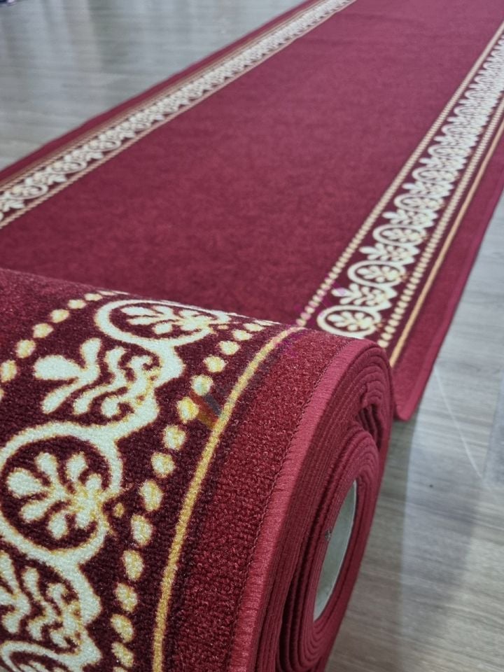 Dinarsu Protokol Yolluk Varaklı Bordo Kesme Yolluk