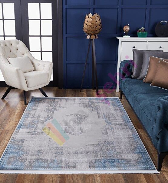 Gümüşsuyu Legro 11564 Mavi Renk Halı Therapist