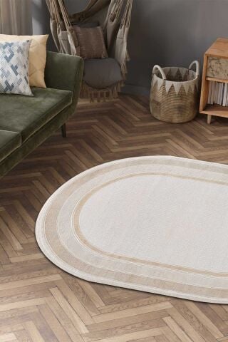 Gümüşsuyu Galina 16649 Sarı Oval Halı