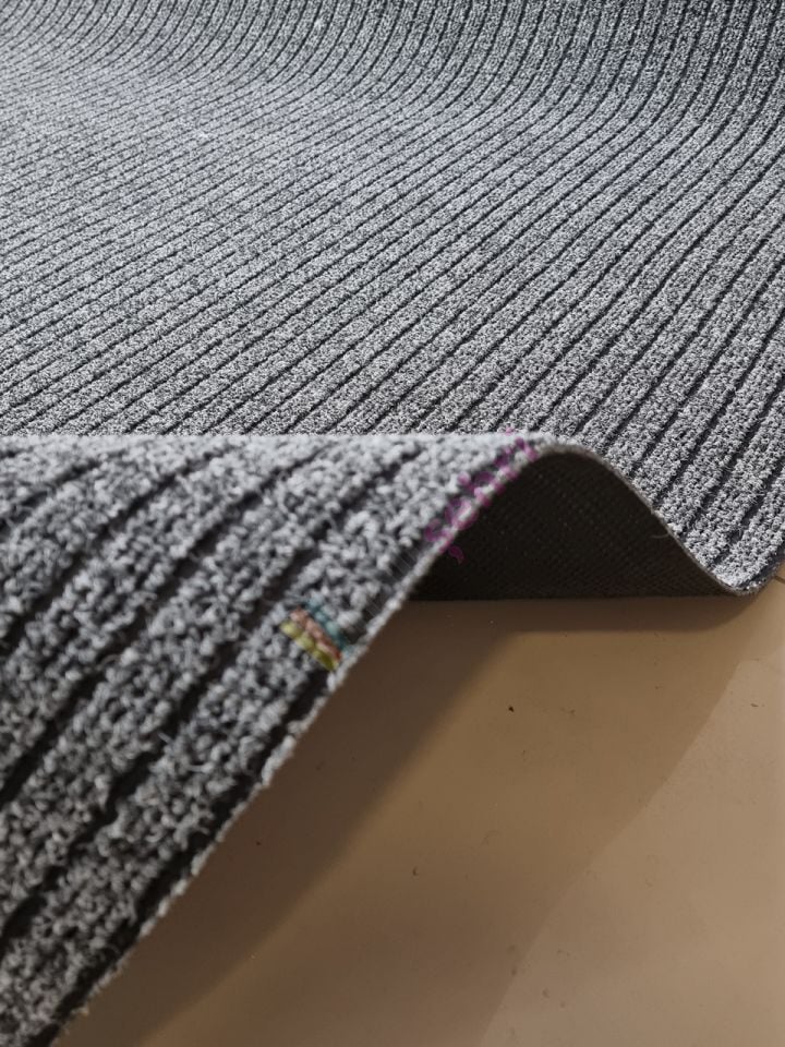 Bingo Çelik Halı Gri Kaymaz Taban Paspas Yolluk Oto Paspası