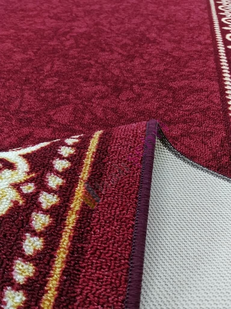 Samur Protokol Varaklı Bordo Kesme Yolluk Kesme Halı